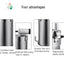 Aquarium Stainless Steel External Canister Filters Top Filter External Canister with Pump ADA Style Filter Bucket Barrel filtro