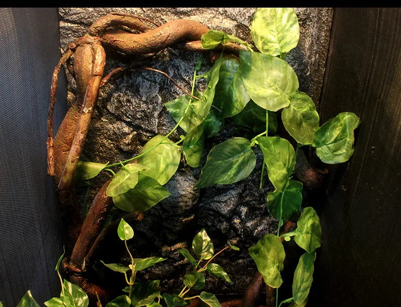 Reptile Detachable Habitat Tank Terrarium Transparent Aluminium Air Screen Cage Front Opening Door Full View Lizard Chameleon