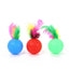 10pcs Mixed Funny Plastic Golf Ball with Feather Cat Toy Interactive Kitten Cat Teaser Ball Toy Pet Supplies