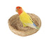 Breeding Nest For Birds Hand Woven Flat Base Straw Bird Nest Hatch House Bird Shelter Bird Cage Accessories Bird Hut