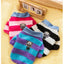 Velvet Warm Pet Cat Sweatshirts Chihuahua Half Sleeve Denim Collar Designer Striped Puppy Winter Clothes Soft Overalls for Yorks
