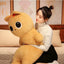 Kawaii Long Kitten Plush Toy Oblong Orange Black Siamese Cat Nap Sleep Throw Pillow for Kids School Home Bed Decor Hug Cushion