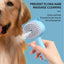 Steam Brush for Cats Rechargeable Handheld Electric Grooming Steam Brush Massage Brush with Ergonomic Handle 150mAh Battery