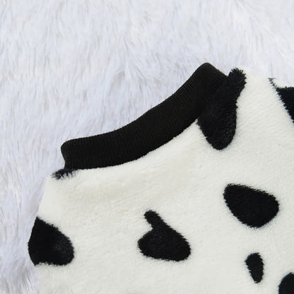 1Pc Small Dog Autumn/Winter Flannel Pet Clothing Cute and Warm Teddy Cat Clothing Comfortable
