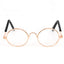Cute Vintage Round Cat Sunglasses Pet Photos Props Reflection Eyewear Glasses for  Cats Small Dog Pet Dog Cat Accessories
