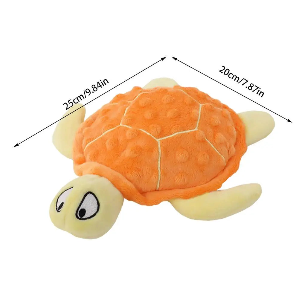 Plush Sea Turtle Dog Toy Sound Chew Pet Squeaky Toys Squeaky Dog Chewing Toy Plush Chewing Toys for  Dog Puppy Outdoor Playing
