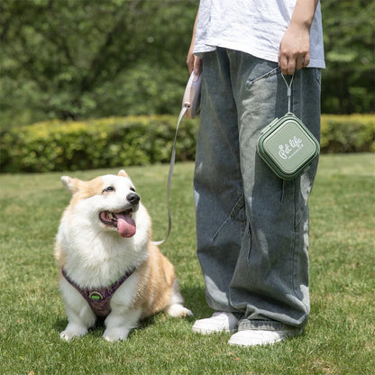 Thickened Folding Pet Bowls Outdoor Pet Double Bowls Tableware Travel Dog Feeder Bowls Pet Supplies Portable Dog Bowls