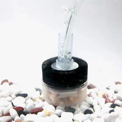 Small Aquarium Filter Fish Tank Shrimp Pond Air Pump Biochemical Sponge Filter Bio Sponges Filter Aquarium Filtration Filter New
