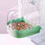 Cockatiel Bird Bath Bird Bath Bowl Multifunction Cleaning Pet Bird Cage Accessories Clear Bathtub For Birds Pet Hanging Feeder