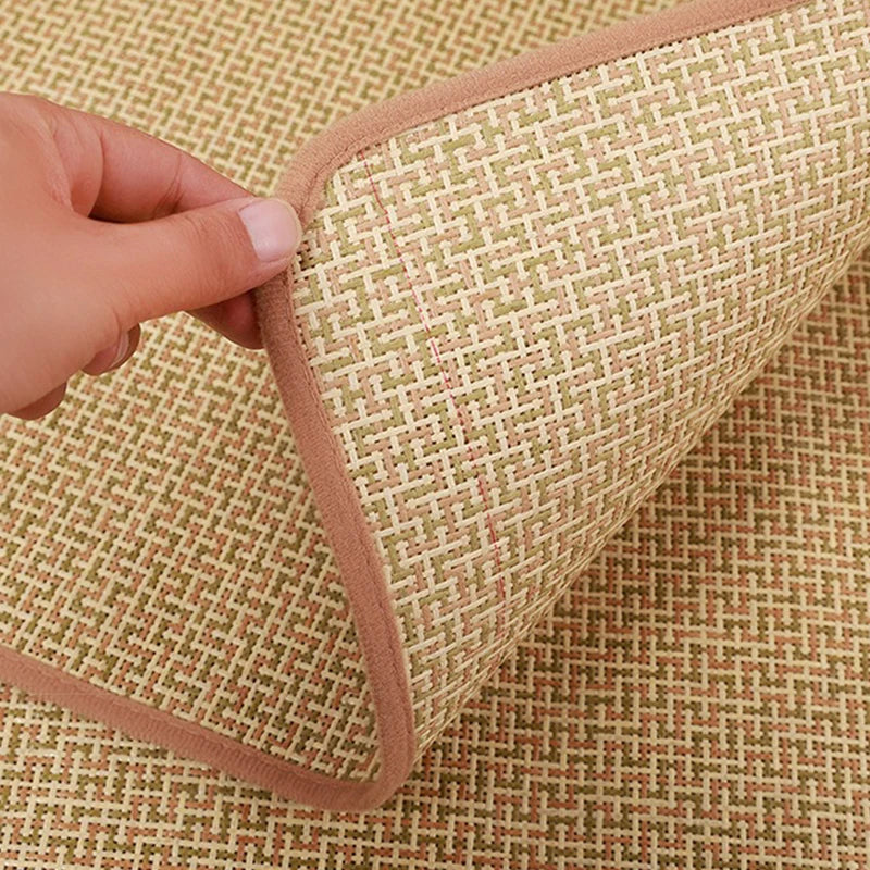 Summer Cooling Pet Dog Bed Wear Resistant Washable Rattan Mat for Cats Multi Size Breathable Teddy Bear Napping Rest Puppy Pads