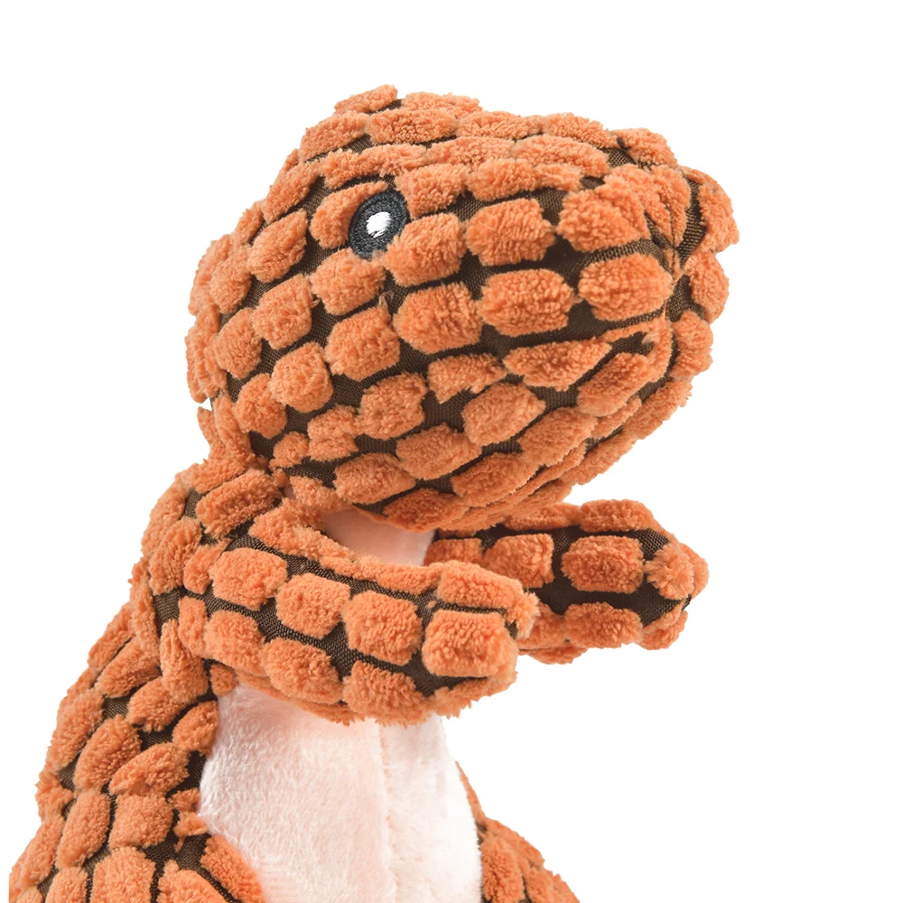 Pet Dog Squeaky Plush Dinosaur Toys Interactive Dog Chew Toys Plush Stuffing Pet Supplies Small Dog Chew Molar Toys