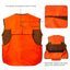 Bassdash Unisex Upland Game Field Water-Resistant Bird Hunting Vest with Multi Pockets Brown/Orange Men Women FV11