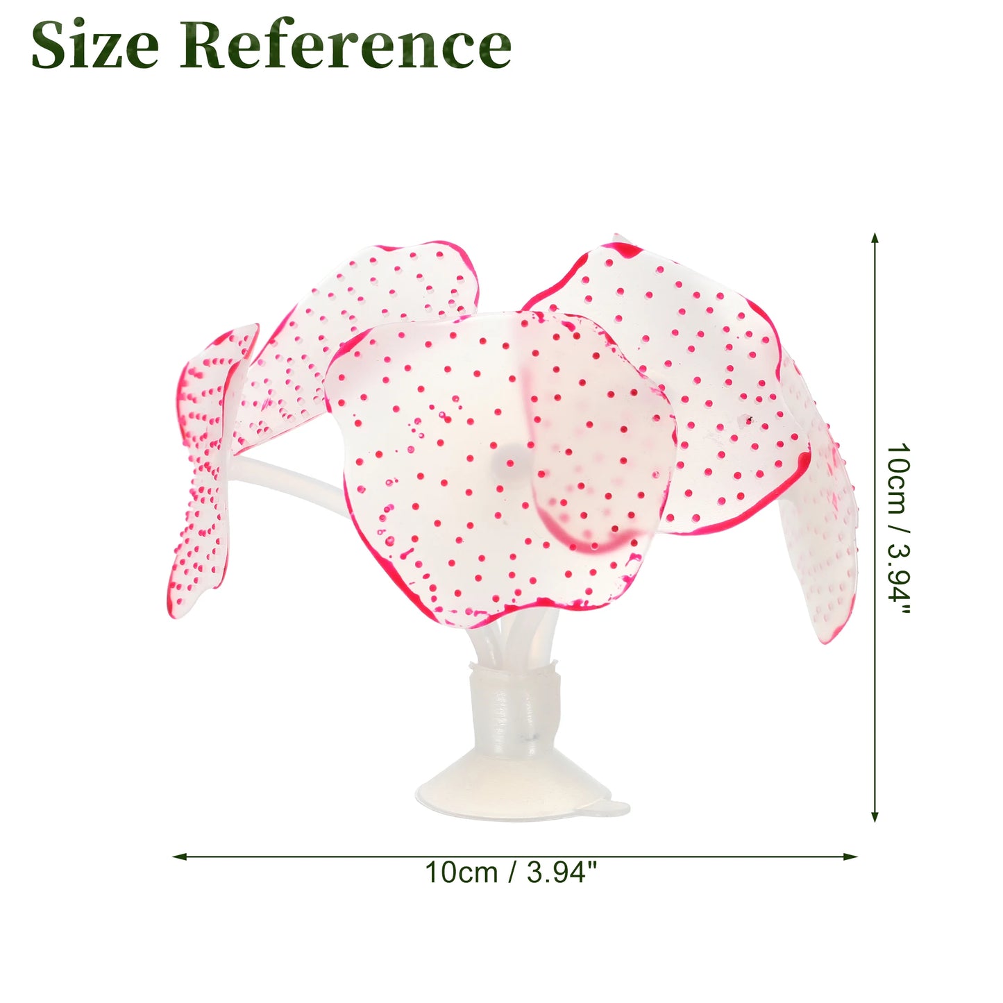 UXCELL Aquarium Artificial Coral Ornament Accessories Decorative Glowing Fish Tank Decor with Sucker Undersea Water Plants
