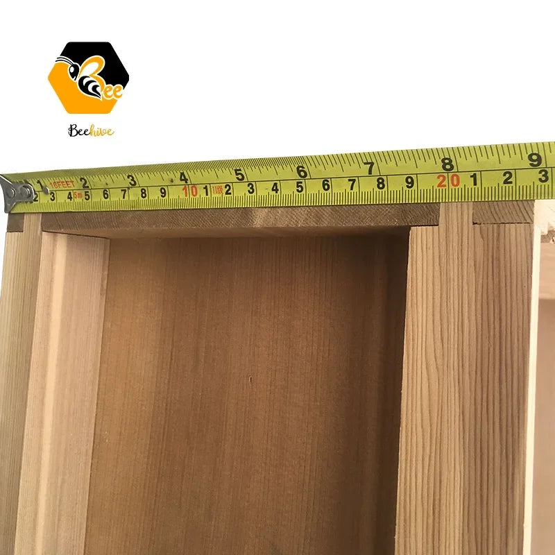 Wholesale 8 10 Frame 3 Layer New Zealand Pine red cedar Fir Wooden UK English British National Beehive Bee Hive with Metal Roof
