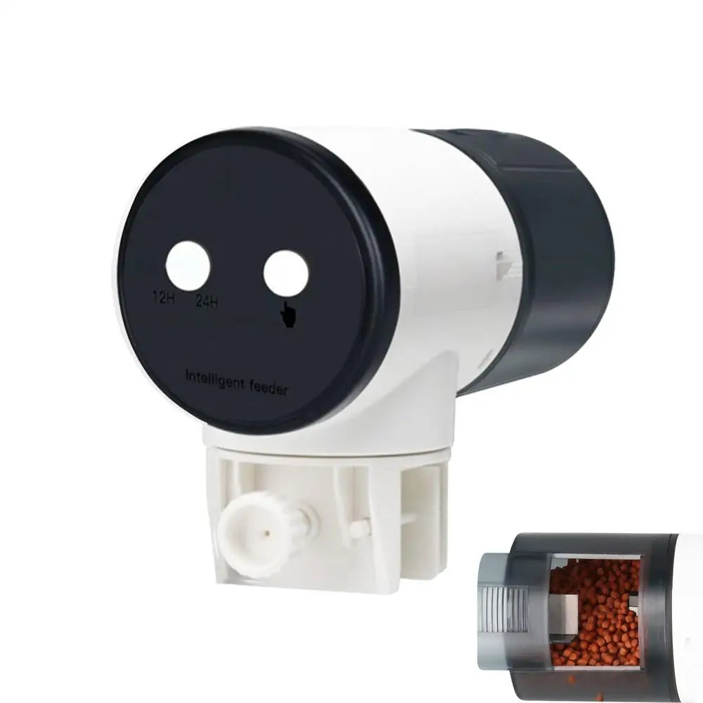 Automatic Fish Feeder Electric Aquarium Feeder With Smart Timer Silent Auto Fish Food Dispenser With 200ml Feed Box Timer