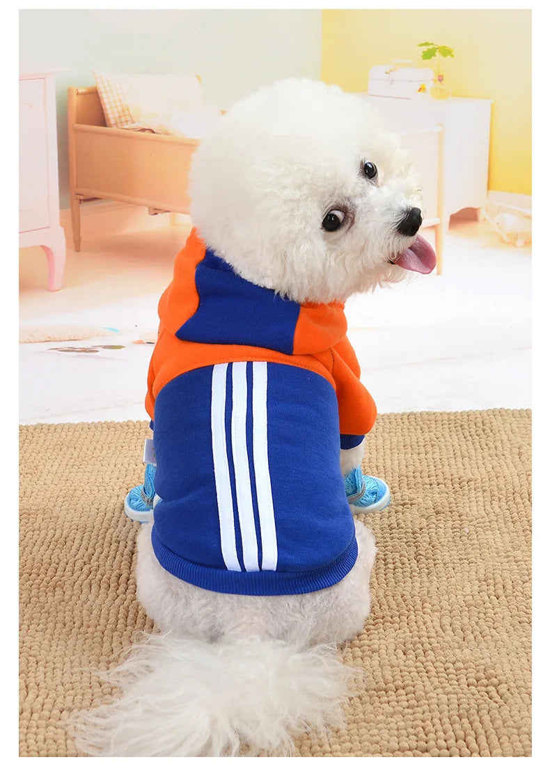 Winter Dog Hoodie Dog Clothes for Small Dog Puppy Clothes Bulldog Dog Coats and Jackets Dog Christmas Clothes Pet Supplies