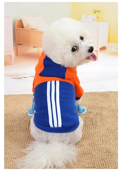 Winter Dog Hoodie Dog Clothes for Small Dog Puppy Clothes Bulldog Dog Coats and Jackets Dog Christmas Clothes Pet Supplies