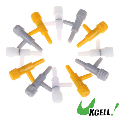 UXCELL Aquarium Air Line Tubing Control Valve 2/3 ways Fish Tank Connector Pump Flow Pipe Valves Tube Hose Trachea Accessories
