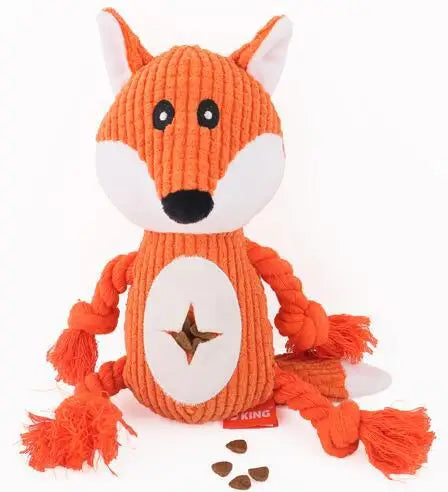 Dog Plush Toy Products Bite-resistant Plush Stuffed With Squeaky Tibetan Food Interactive Pet Dog Toy Skunk Fleece Squeak Toys
