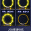 Pet Dog Led Light Collar Luminous Anti-Lost Dog Collar USB Rechargeable Dog Necklace Collar