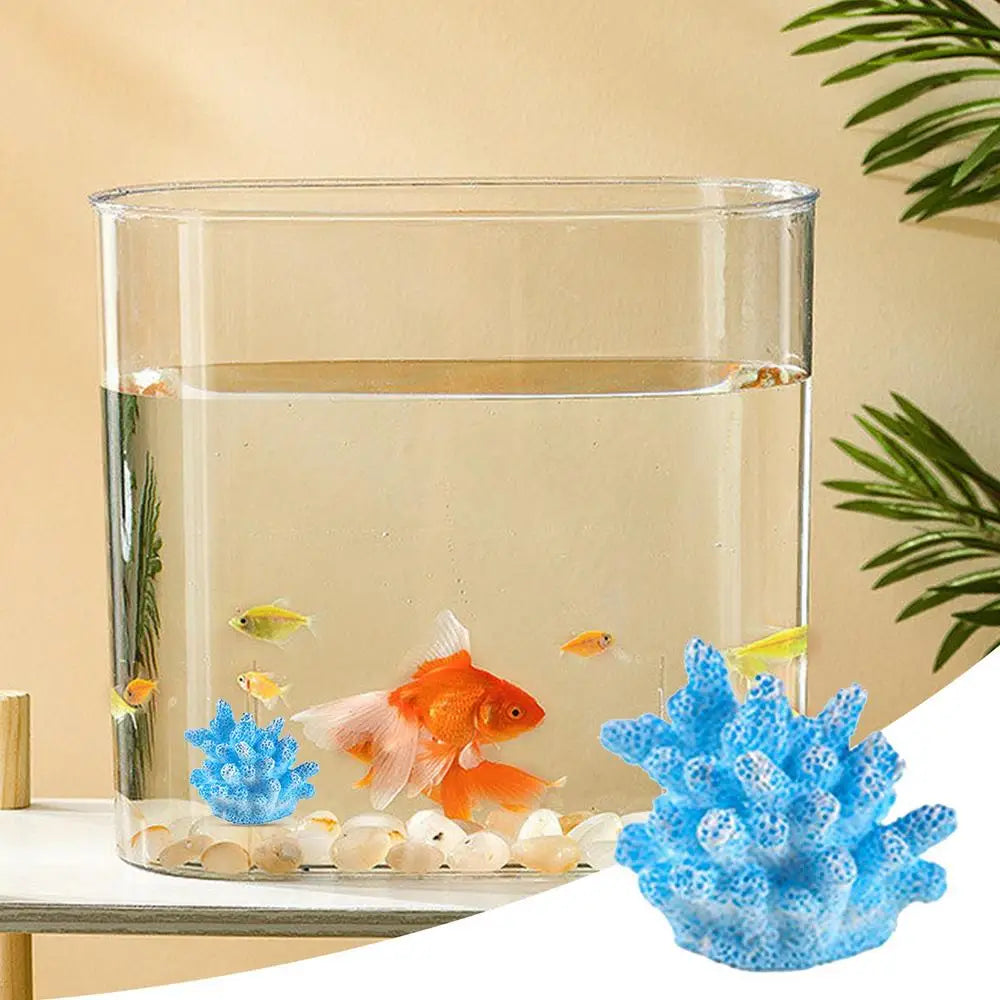 Small Coral Fish Tank Decor Tiny Sea Coral Artificial Decor Aquarium Decor For Fish Tank Aquarium Animal Terrarium And Family