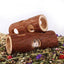 Hamster Natural Wooden Tunnels Tubes Bite-resistant Hideout Tunnel Molar Toy For Small Pet Toy Forest Hollow Tree Trunk