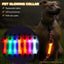 Dog Anti Lost Safety Glowing Collar Multi-Color Pendant Outdoor Waterproof Warning Led Flashing Light Strip Pet Traction Supplie