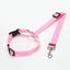 Dog Safety Seat Belts Strap Car Headrest Restraint Adjustable Nylon Seatbelt for Dog Pet Cat Vehicle Seatbelt for Harness Collar