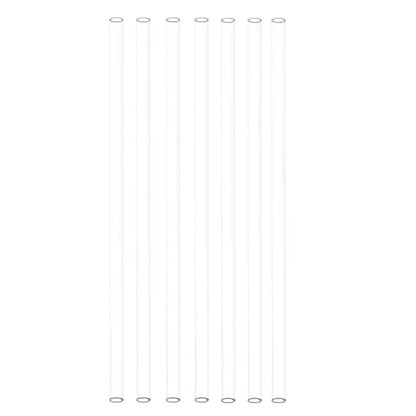 High Transperant Aquarium Water Pipe PETG Acrylic Hard Tube Transparent Rigid Tubing OD 6mm 8mm 10mm 12mm 50CM Clear 5Pcs/lot