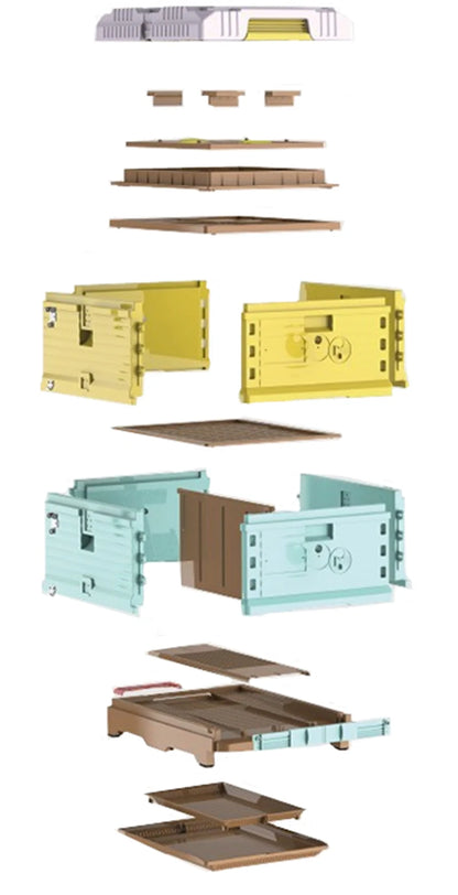 Plastic beekeeping hive honey bee box beehive for bees