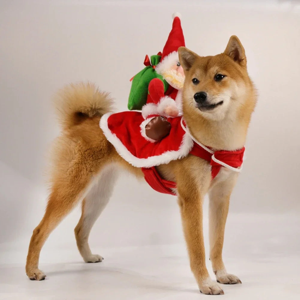 Halloween Dog Clothes Funny Pet Dogs Cosplay Costumes Set Christmas Dog Costume Comical Outfits for Pet Cat Puppy Party Clothing