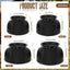 2pcs Horse Bell Boots Rubber No-Turn Horse Bell Boots Soft Equine Boots Protective Gear Accessories for Training Equipment