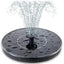 Solar Bird Bath Fountain Pump, Upgrade Solar Fountain , Free Standing Floating Solar Powered Water Fountain Pump for Bird Bath,