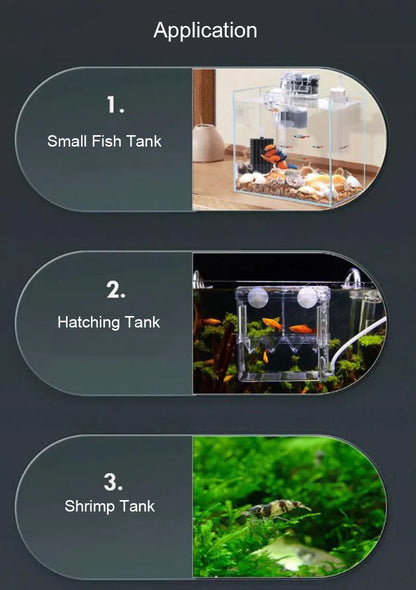 1Pcs Black Aquarium Filter for Aquarium Fish Tank Air Pump Skimmer Biochemical Sponge Filter Aquarium Bio Filters Filtro Aquario