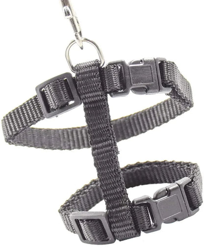 Kitten Cat Harness Leash Set Walking Escape Proof Adjustable Nylon Halter Collar Harness for Cats Puppy Rabbit Pet Accessories