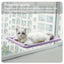 Ultra-Soft Cat Window Hammock Bed - Cozy Cloud-Like Perch for Feline Naptime - Securely Mounted, Perfect Space-Saving