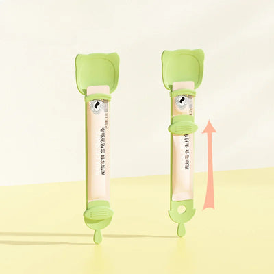 Pet Feeder Spoon Cat Snack Liquid Food Squeeze Tools Multifunctional Cat Feeding Spoon for Wet Food Treat Puppy Kitten Dispenser