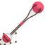 Dog Tug of War Toy Chew Toy Slow Feeder Food Dispenser Sounding Interactive Toy Firmly Suction Cup Toothbrush Durable Molar Ball