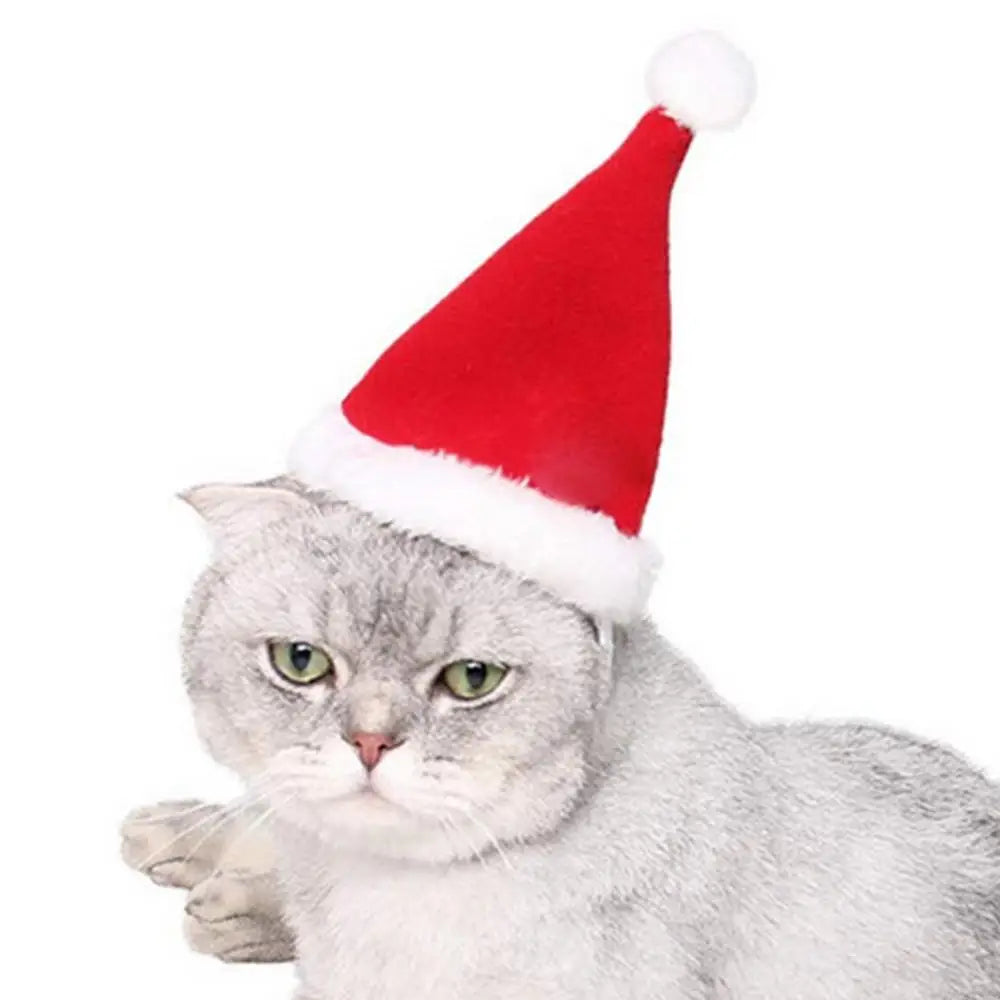 Dog Hats Christmas Santa Hat Small Dog Cat Christmas Hat Soft Small Animals Santa Claus Hat For Kitten Puppy Dogs Cats