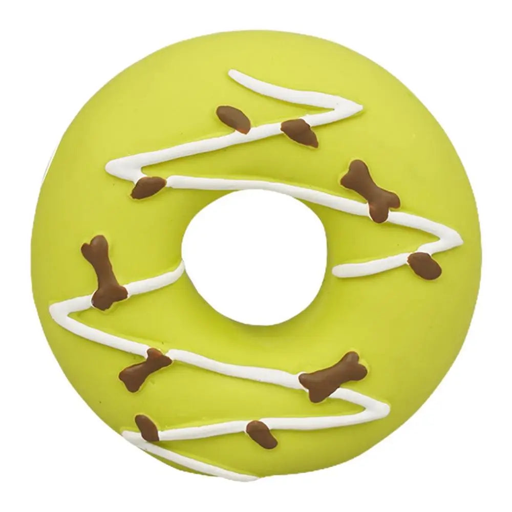 Dog Squeaky Toy Assorted Donut Dog Toy With Squeakers Soft Pet Toy For Puppy Durable Dog Toy For Exercise Chewing Ability And