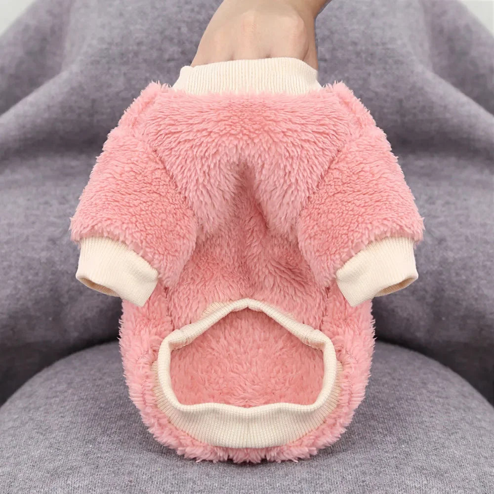 Pet dog Clothes Breathable Autumn and Winter Dog Clothes Durable Soft Dog Cute Print Puppy Clothes dog clothes for small dogs