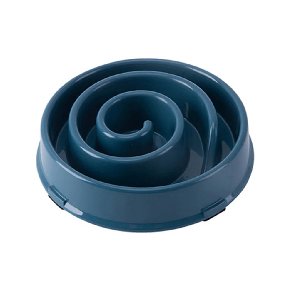 Slow Feeder Dog Bowls Slow Eating Pet Bowls Puzzle Anti-Gulping Interactive Bloat Durable Preventing Choking Healthy Dogs Bowl