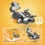Insect World Animals Scorpion Mantis Ants Spider Birds Marine Animal Building Blocks Toys Desktop Ornaments Bricks Kids Gift