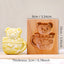 1PC Wood Cookie Mold, Animals Patterns, 3D Carved Embossed Biscuit Cutter Moulds, Fish, Bird, Bear, Sheep, Tiger, Horse, Squirre