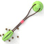 Dog Tug of War Toy Chew Toy Slow Feeder Food Dispenser Sounding Interactive Toy Firmly Suction Cup Toothbrush Durable Molar Ball