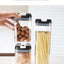 7pcs/set Food Storage Containers Plastic with Lids Kitchen Storage for Rice Sugar Flour Pasta Cereal Storage Containers