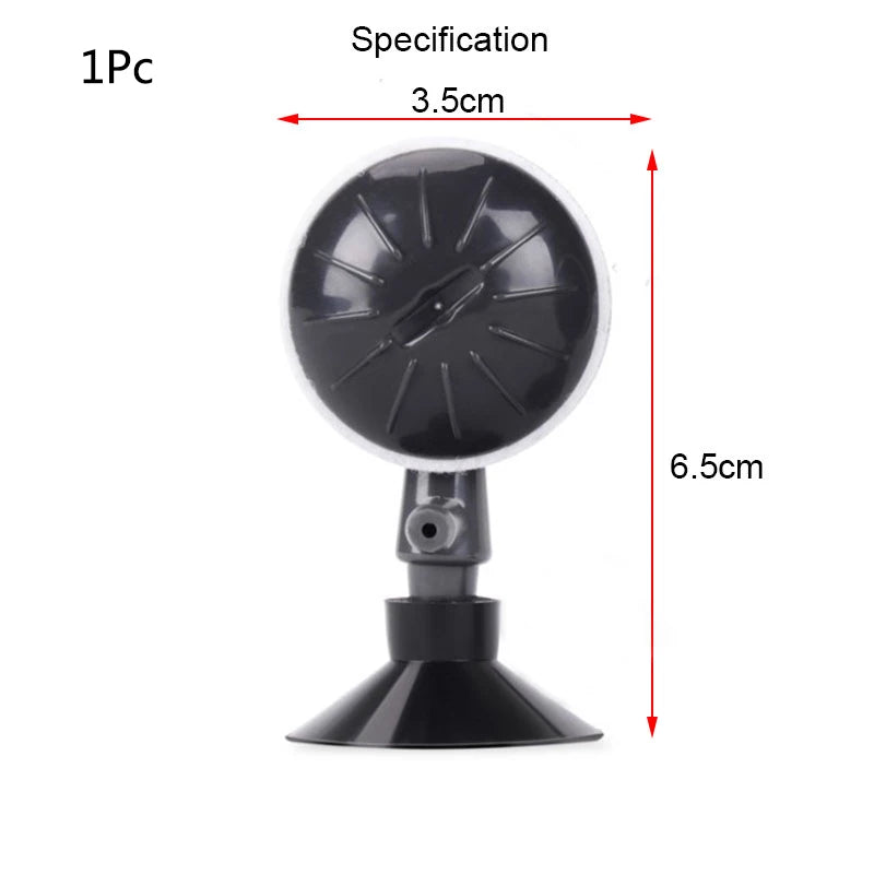 1/2Pcs Plastic Aquarium Air Stone Pond Fish Tank Pump Aerator Aeration Hydroponic Oxygen Air stone Accessories with Suction Cups