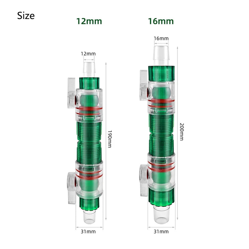 Aquarium Water Control Valve Hose Double Tap Quick Release Connector Fish Tank Filter Barrel Replace Connector acuarios 12/16mm