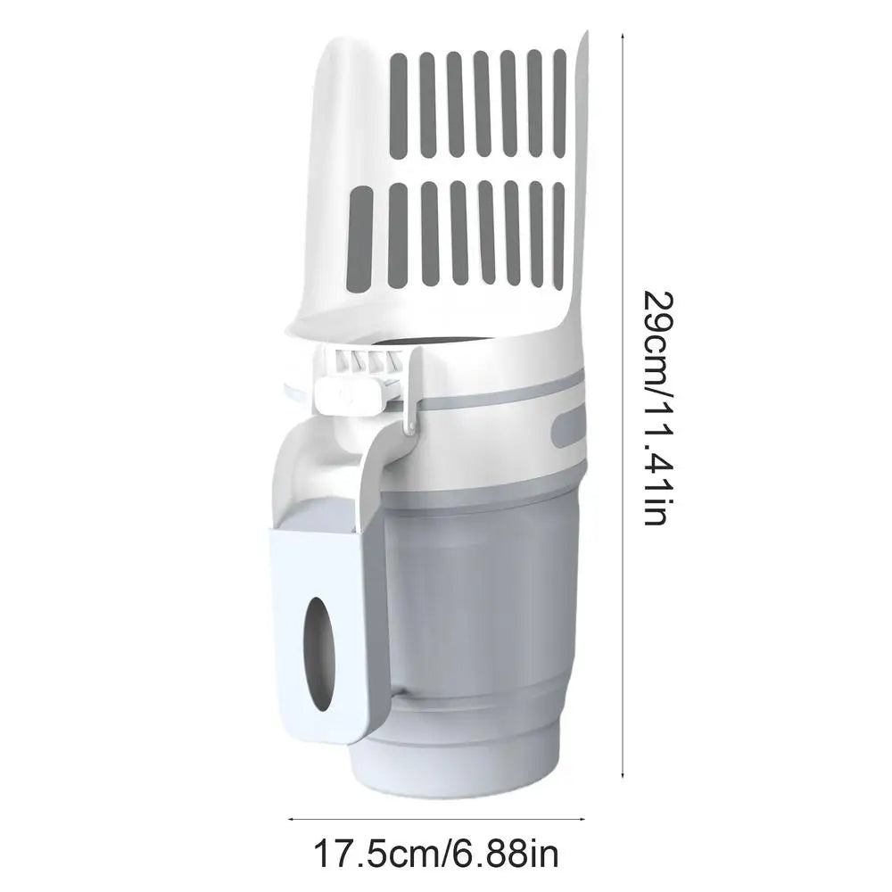 Cat Litter Shovel Poop Sifting Hollow Portable Litter Scoop With Holder Pet Supplies Large Cat Scooper Multifunctional For Pet