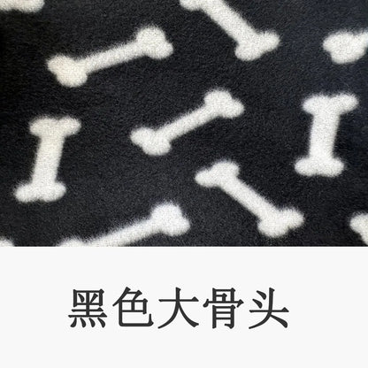 Pet Blanket Super Soft Dog Blanket with Cute Paw Print Warm Puppy Blanket Mat Bed Cover for Large Dogs Kitten Cat Small Animals